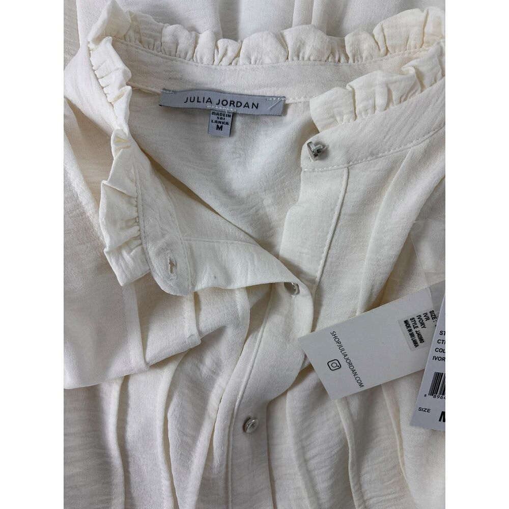 Julia Jordan Ivory White Midi Dress - Size M - New With Tags - Picture 5 of 10
